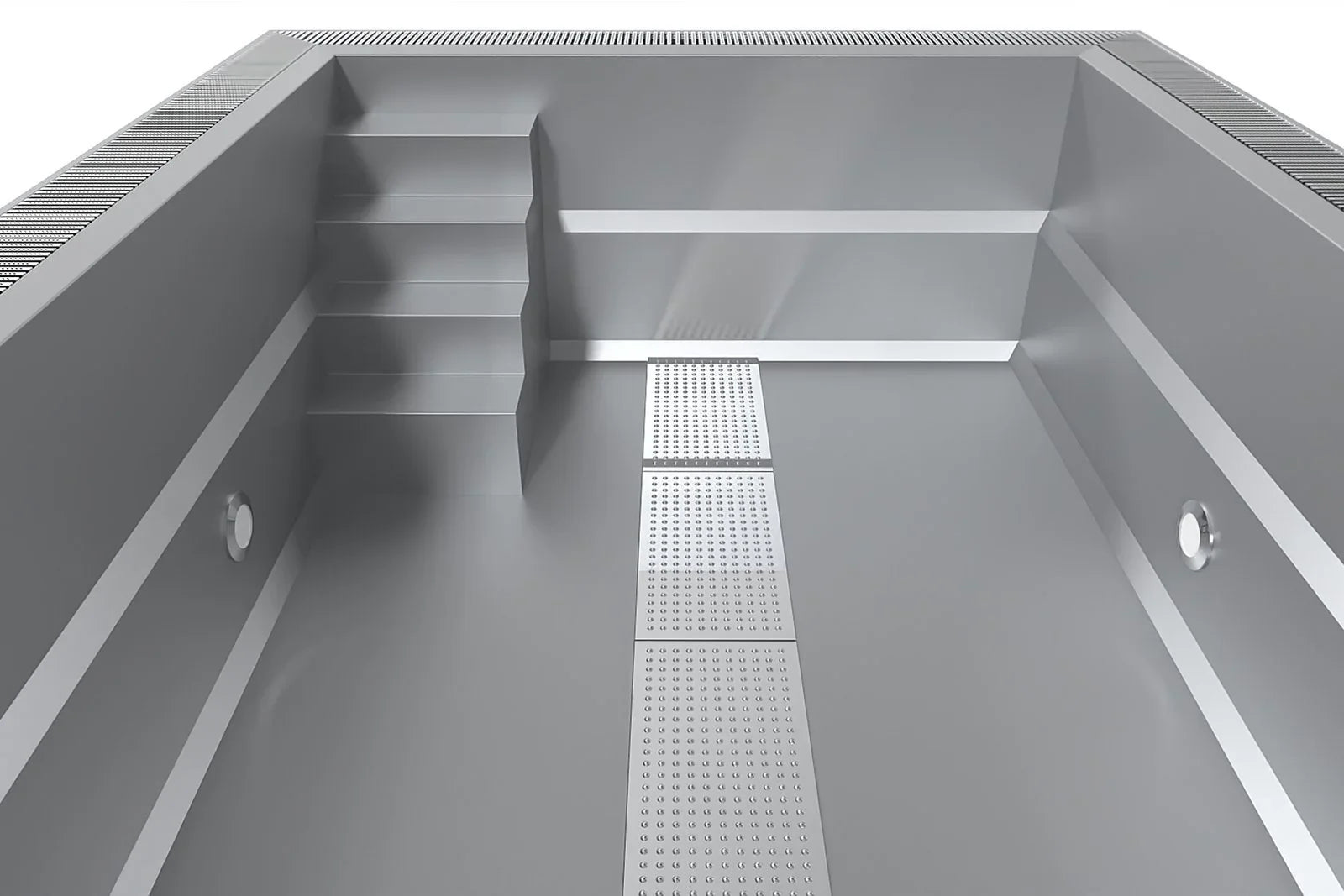 Piscina em aço inoxidável Pool Expert 3x6x1,34 m