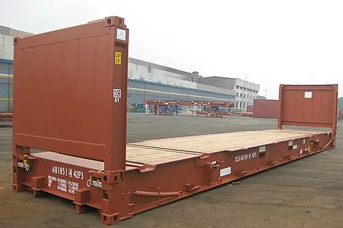 Reboque Flat Rack de 40 pés usado