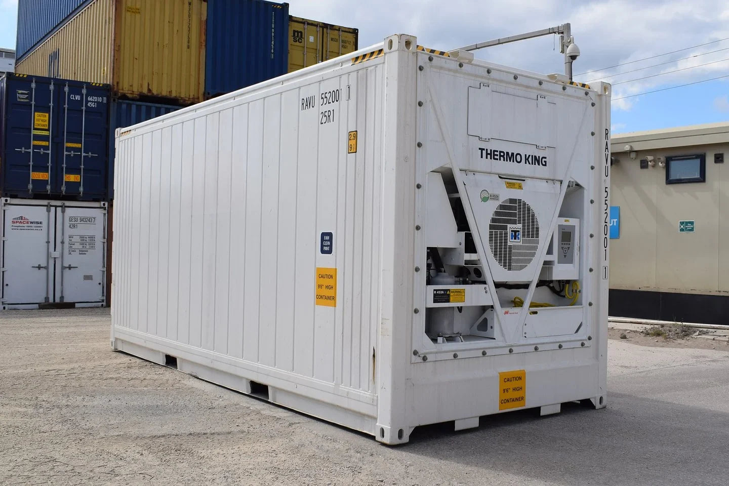 Novo contentor refrigerado high-cube de 20 pés