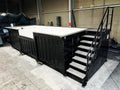 Piscina contentor preto de 6m